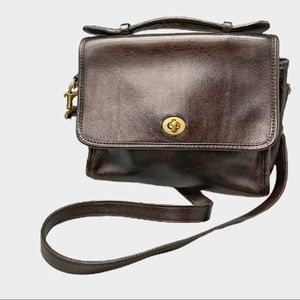 Vintage Coach “Court” Crossbody Bag